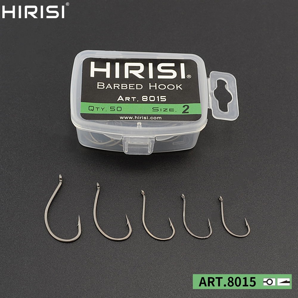 Fishing Hook Size - 100 szt. Powlekane stal wysokowęglowa haczyki