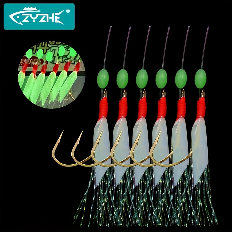 Fishing Hook Assortment - ZYZHE 1/3/5 Zestawów Haczyków Sabiki do