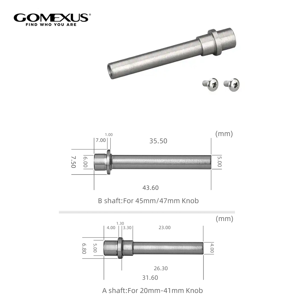 Shimano Reel Stradic - Oś kołowrotka i łożysko Gomexus ze