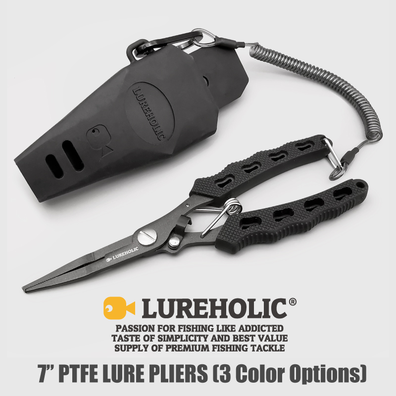 Fishing Hook Remover - Lureholic 7-calowe szczypce wędkarskie z powłoką