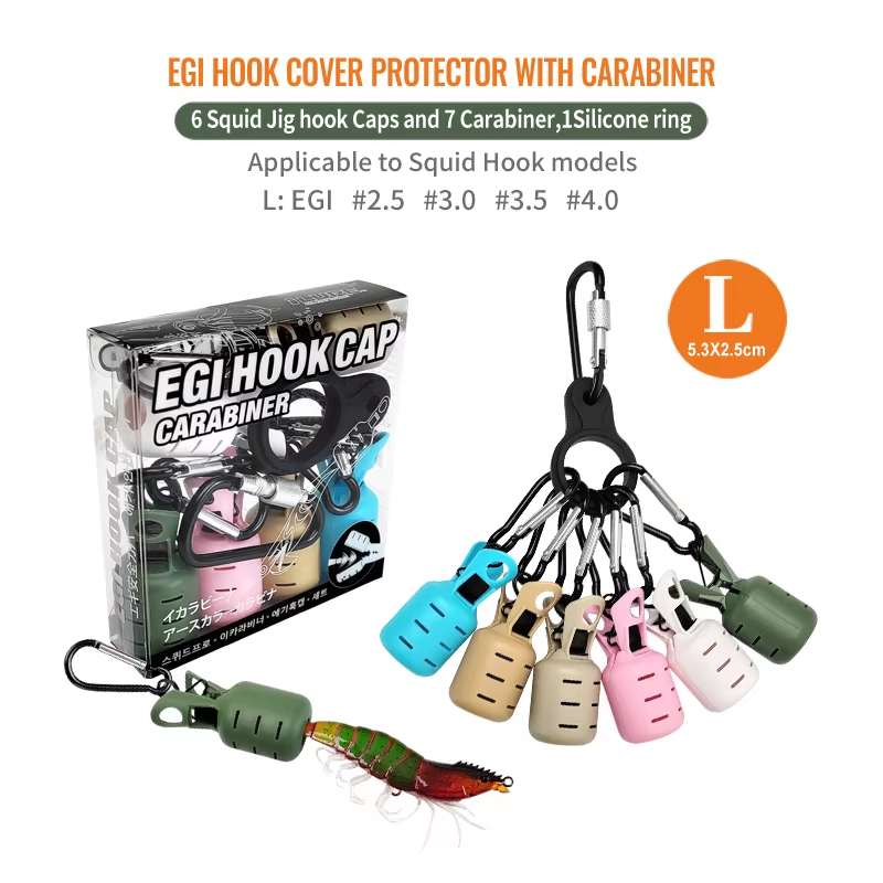 6 szt. kolorowych osłonek na h – Fishing Hook Jig recenzja i cena