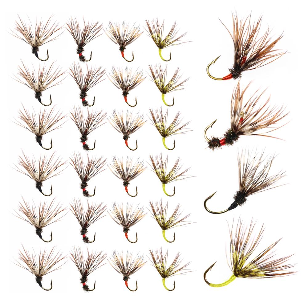 Bimoo 24 szt./pudełko much Ten – Fishing Hook Size recenzja i cena