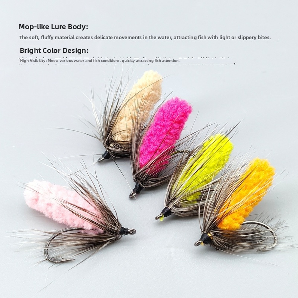 10 SZTUK Przynęt typu Mop Fly  – Fishing Hook Size recenzja i cena