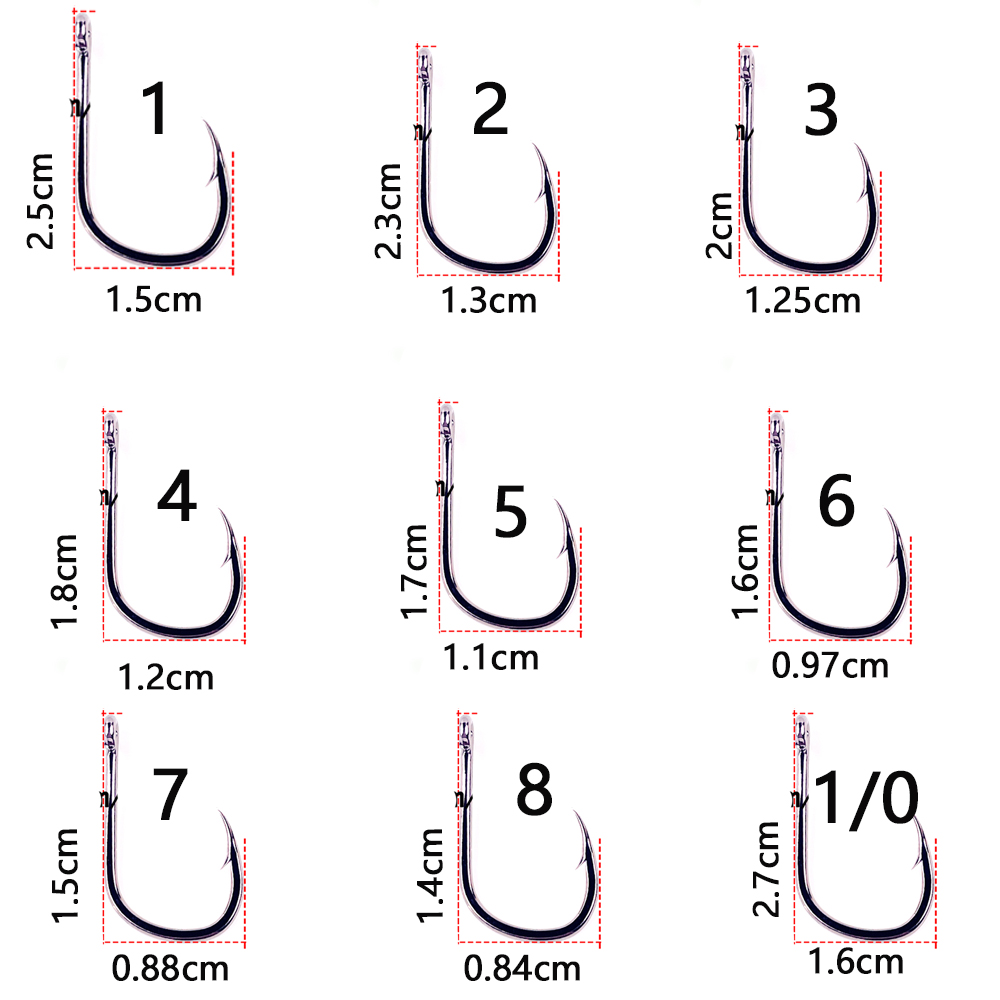 20 sztuk/partia Iseama 1/0 # - – Fishing Hook Assortment recenzja i cena