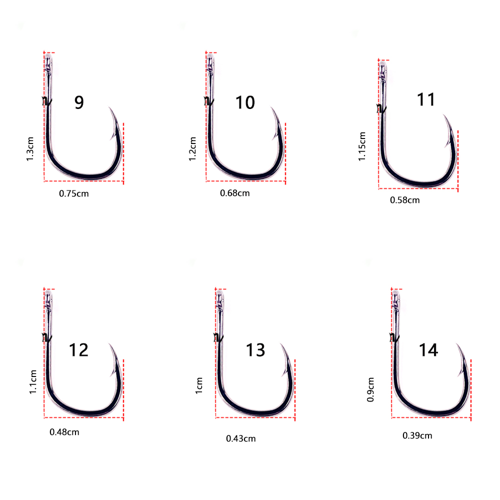 20 sztuk/partia Iseama 1/0 # - – Fishing Hook Assortment recenzja i cena