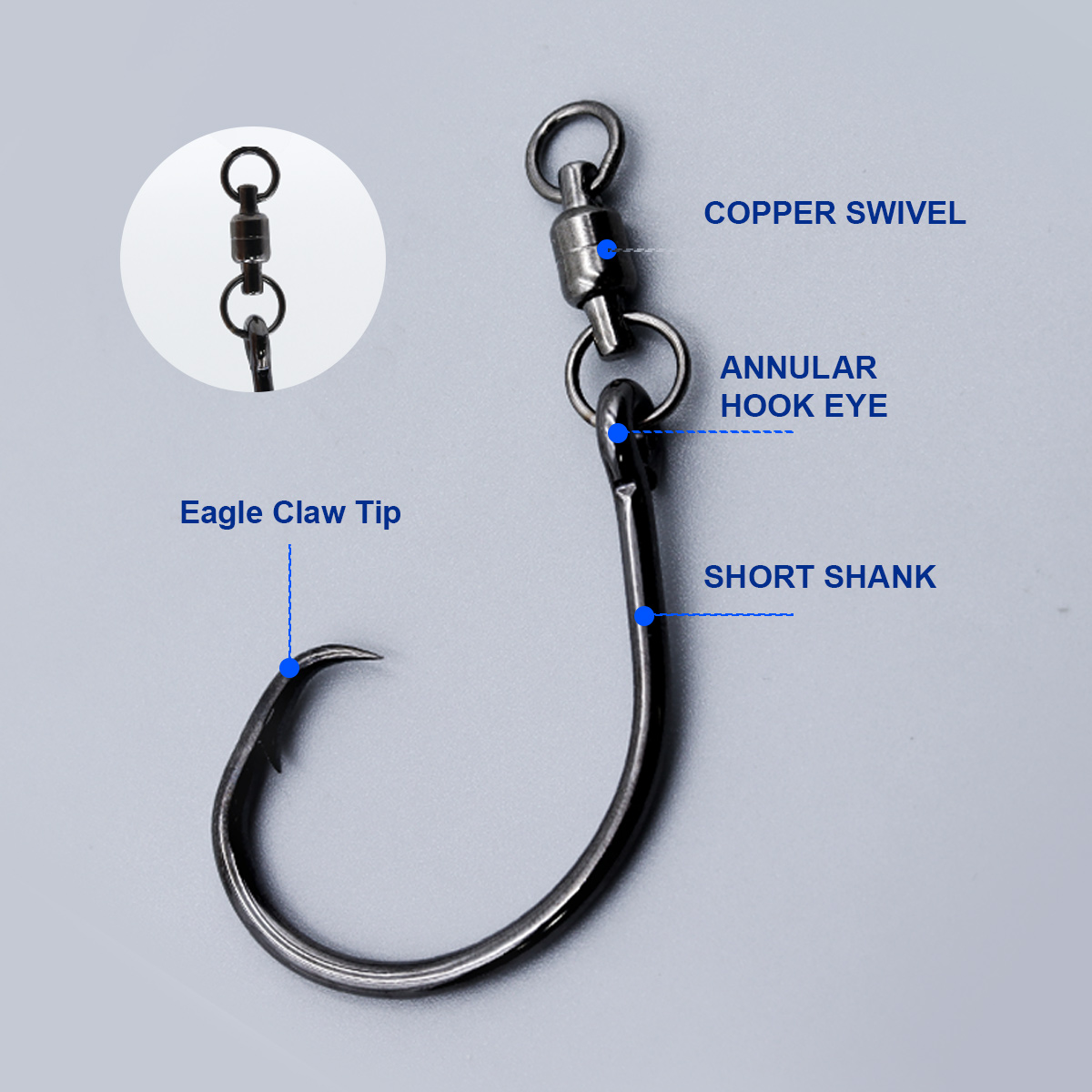 ZYZHE 3/6/9 szt. Haczyki okrąg – Fishing Hook Offset recenzja i cena